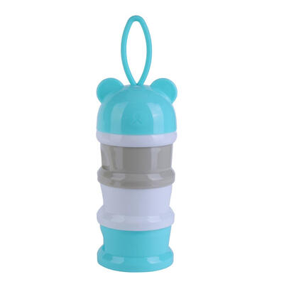 

3grid Cute Bear Milk Powder Formula Dispenser Baby Food Feeding Storage Box