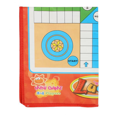 

Greensen Non-Woven Traditional Snakes Ladders Playing Children Kids Toys Ludo Family Game Board Set
