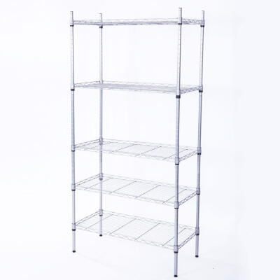 

XM-304B Garage Industrial Rectangle Carbon Steel Metal Assembly 5 Shelves Storage Rack