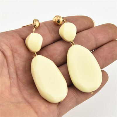 

2019 New Hot Fashion Geometric Square Earrings Brincos Oorbellen Acrylic Connection Pendants Drop Earrings For Women Jewelry