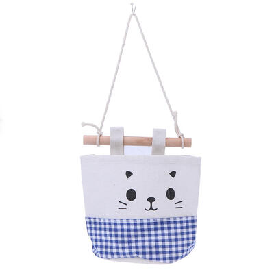 

Fabric Cotton&Linen Pocket Wall Door Closet Hanging Storage Bag Case