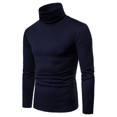 

Mens Thermal Cotton Turtle Neck Skivvy Turtleneck Sweaters Stretch Shirt Tops