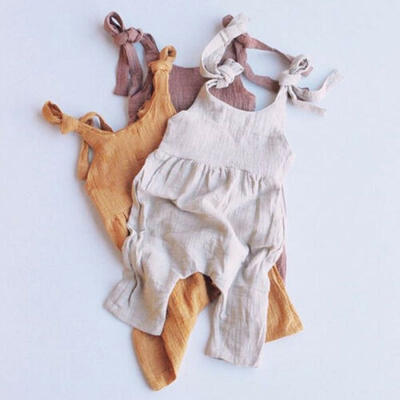 

Newborn Infant Baby Boy Girl Strap Romper Jumpsuit Playsuit Bodysuit Outfits