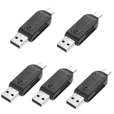 

High Speed 480Mbps OTG USB20 Type-C Memory Card Reader for SD TF Card