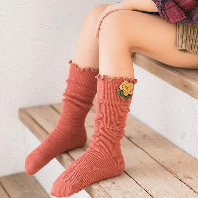 

Sell Well Toddler Baby Kids Girls Knee High Socks Tights Leg Warmer Cartoon Stockings