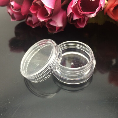 

〖Follure〗100X Clear Plastic Sample Container Mini Bottle Pot Jars Cosmetic Tools 5ml