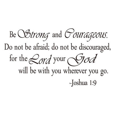 

PVC Self-Adhesive Bible Quote Wall Sticker DIY Removable Decals Home Decor
