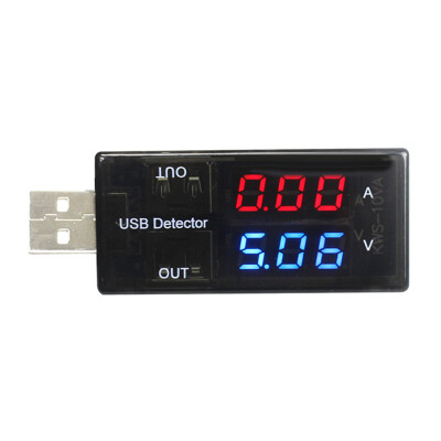 

Dual-display USB Tester DC Digital Voltmeter Current Voltage Detector Power Charger Indicator Current Measuring