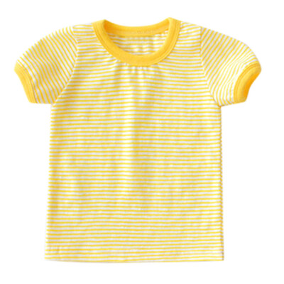 

Children Kids Boy Girl Infant Short Sleeve Striped Printed T-shirt Tops Clothes