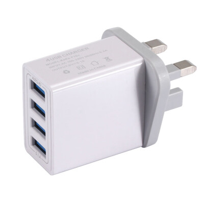 

〖Follure〗UK Wall Charger USB Adapter 4 Muti Port 51A Fast Charging Station Power Charge