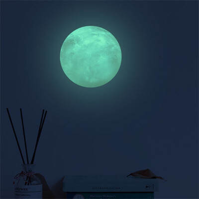 

〖Follure〗30cm 3D Planet Fluorescent Wall Sticker Removable Glow In The Dark Sticker