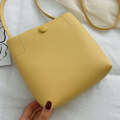 

Womens bag summer small&fresh 2019 new style Korean-style Korean-style red-and-white candy-and-all-on-one bucket bag