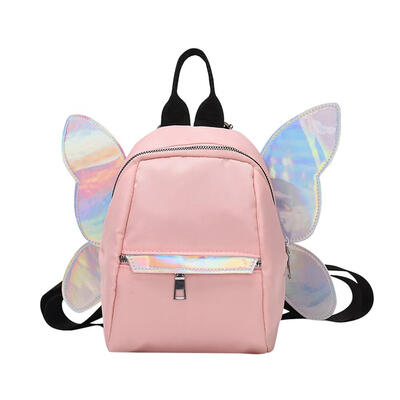 

Women Wing Butterfly Cute Backpack Teenager Girls School Nylon Rucksack