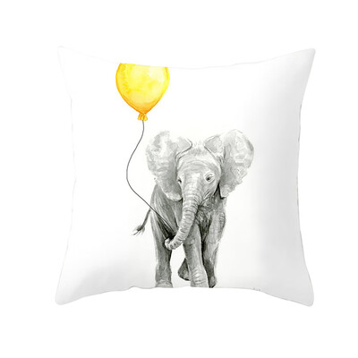

〖Follure〗Yellow Polyester Pillow Case Sofa Car Waist Throw Cushion Cover Home Decoration