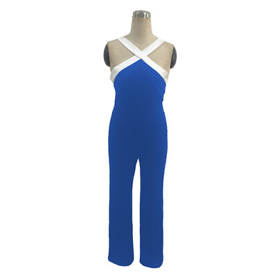 

Women Summer Fashion Concise Casual Sexy Sleeveless Loose All-match Jumpsuits