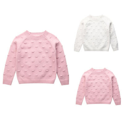

Infant Kids Baby Girls Winter Warm Clothes Knitted Cotton Sweater Tops 6M-5T