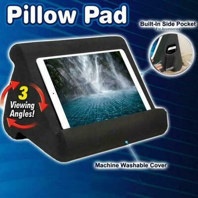 

Multi-Angle Soft Pillow Lap Stand For IPad Tablet EReaders Magazine Holder USA