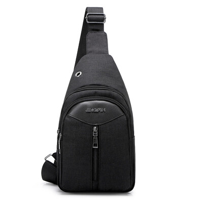 

Tailored Men Fashion Outdoor Solid Versatile Shoulder Bag Messenger Bag Chest Bag