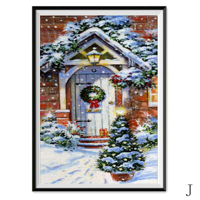 

〖Follure〗Christmas Diamond Rhinestone Pasted Embroidery Painting Cross Stitch Home Decor