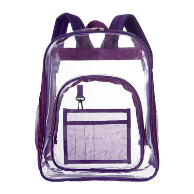 

Waterproof PVC Transparent Women Backpack Home Organizer Large Storage Bags