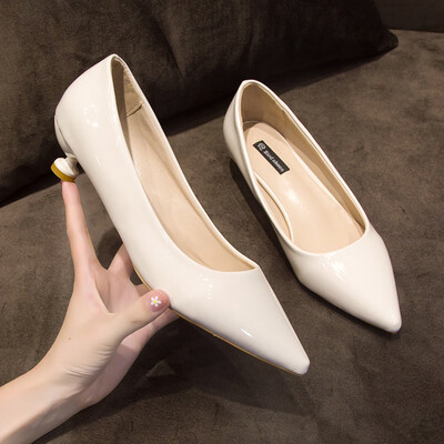

Pointed single - shoe female summer Korean version shallow thin high - heeled shoes women fine&professional shoes