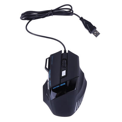 

2400 DPI 7 Button LED Optical USB Wired Gaming Mouse Mice for Pro Gamer