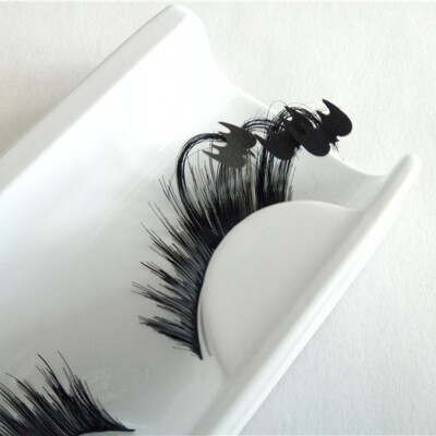 

〖Follure〗A pair Women s Halloween Party Party Makeup Art Black Bats False Eyelashes