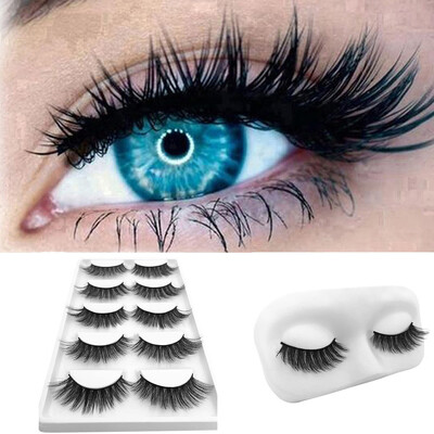 

〖Follure〗5Pair Luxury 3D False Lashes Fluffy Strip Eyelashes Long Natural Party