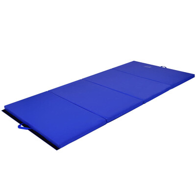 

4 x 8 x 2" Folding Panel Fitness Exercise Gymnastics Mat-Blue