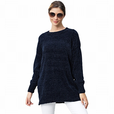 

Velvet bottoming sweater womens long sleeve pullover sweater