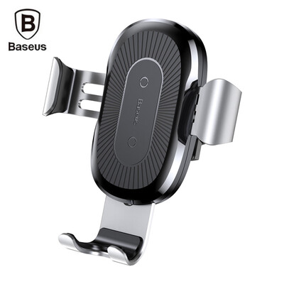 

Baseus Wireless Fast Charger Gravity Car Mount 10W Silicone