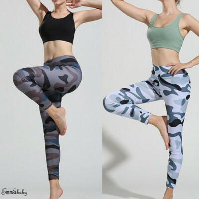 

Women Stretch Hight Waist Military Legging Army Camouflage Trousers Casual Pants