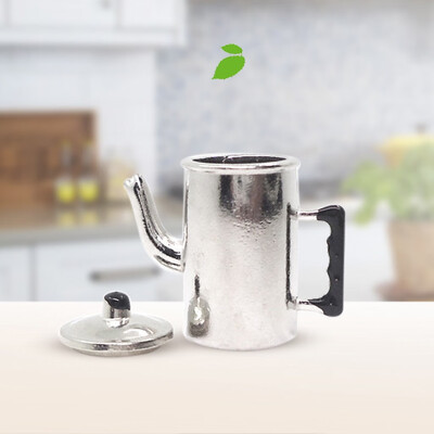 

YIWULA112 16 Toy House Miniature Scene Model Alloy Kettle Pretend Toy