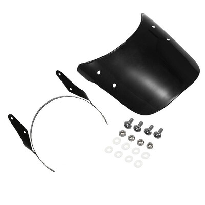 

Universal Motorcycle Windshield Windscreen Fit for CG125 GN125 Black