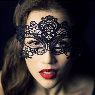

Tailored Masquerade Lace Mask Catwoman Halloween Cutout Prom Party Mask Accessories HOT