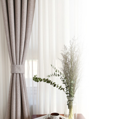 

XINJINGANYIJIA Curtains shading bedroom living room Nordic style hook 15540