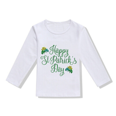 

Toddler Baby Girls Boys StPatricks Day T Shirt Irish National Day Tops Blouse