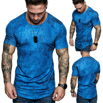 

Mens Gym Muscular Fitness Bodybuilding Crew Neck T Shirt Sweatshirts Basic Vest