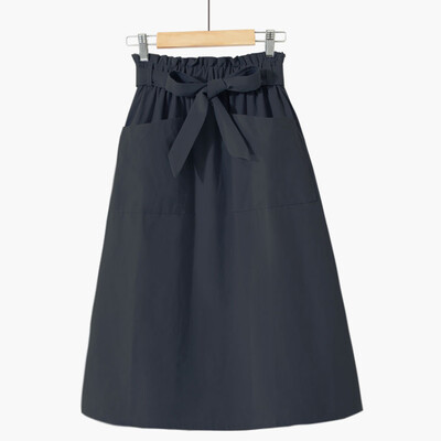 

Roseonmyhand Womens Casual Denim Vintage Comfortable High Waist Ladies Long Skirt
