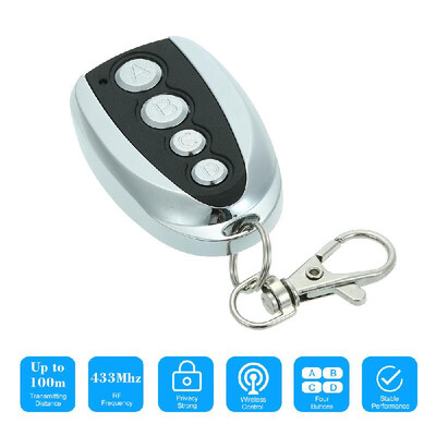 

433MHz 4 Buttons Touch Switch Copying Transmitter Cloning Duplicator Garage Opener Electric Garage Door Remote Control Key Fob