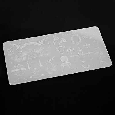 

DIY Nail Manicure Print Template Stamping Image Transfer Tools