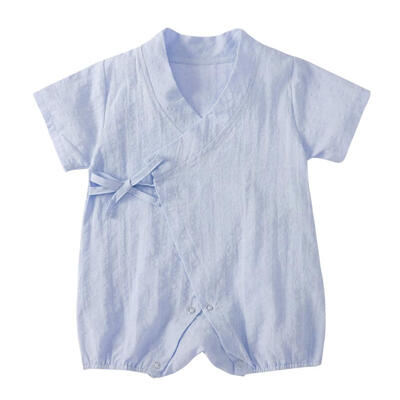 

Newborn Baby Short Sleeve Romper Cotton Infant Boys Girls Summer Jumpsuit
