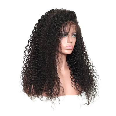 

Dolago virgin Curly 360 Lace Frontal Wig Pre Plucked With Baby Hair 180 Density Lace Front european Human Hair Wigs