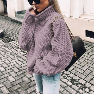 

〖Follure〗Womens Off The Shoulder Sweater Casual Knitted Solid Long Sleeve Pullover