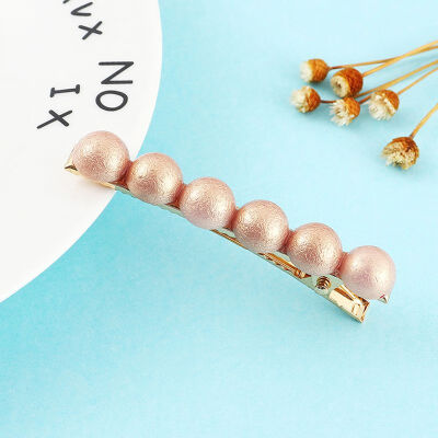 

1 Set KoreaSolid Pearl Hair Clips for Women Hair Barrette Hairpins Trendy Handmade Hair Styling Accessories Nice Gifts