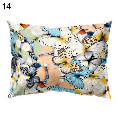 

Colorful Butterfly Rectangle Throw Pillow Case Cushion Cover Home Car Decor