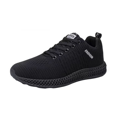 

Puimentiua 2019 Sneakers Men Breathable Wear-resistant Vulcanized Shoes No-slip Air Mesh Lace Up Sports Shoes