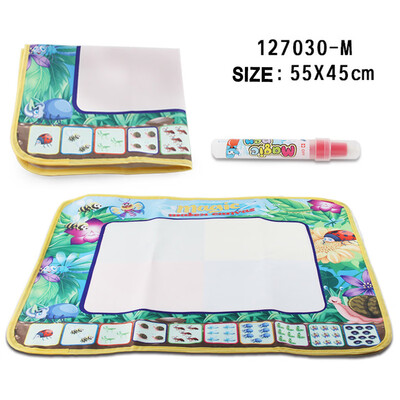 

Siaonvr Children Education Magic Water Doodle Painting Writing Mat Board Toy