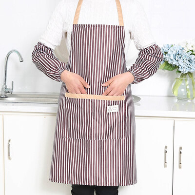 

Trendy Fashion Housework Waterproof And Oil-proof Cooking Cooking Apron Set With Sleeve