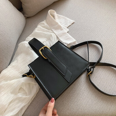 

Tailored Fashion Women Retro Geometric Leather Handle Bags Crossbody Bag Shoulder Bags